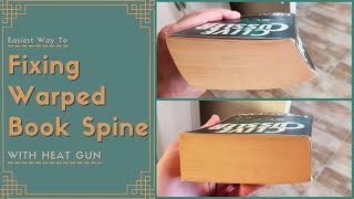 Fixing Warped Paperback Book Spine In 3 Minutes [upl. by Montagna]