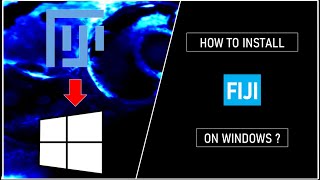 How to install FIJIImageJ2 on Windows [upl. by Earlie]