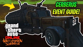 GTA ONLINE CERBERUS FREEMODE EVENT GUIDE ALL LOCATIONS amp MORE GTA 5 HALLOWEEN DLC [upl. by Adlay]