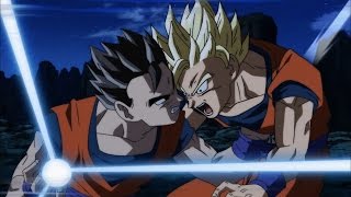 Dragon Ball Super  SSJ Blue Goku vs Gohan  Sparring Match 60fps [upl. by Sitnalta]