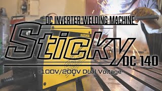 【製品紹介】STK140 100V200V兼用インバータアーク溶接機 スティッキー140 [upl. by Nims957]