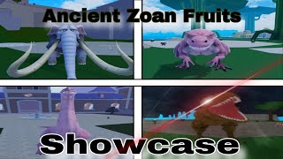 Ancient Zoan Fruits Showcase  King Legacy [upl. by Yadahs]