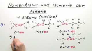 Nomenklatur und Isomerie der Alkene  Chemie  Organische Chemie [upl. by Cranford613]