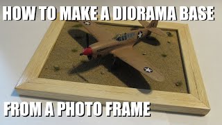 How to make an airfield diorama base from a photo frame [upl. by Deelaw190]