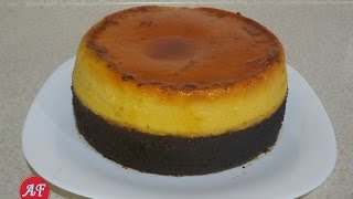 chocoflan sobre la estufa facil y rapido [upl. by Eirallam]