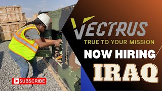 Jobs in Iraq 2023  LOGCAP V logcap logcapjobs vectrus [upl. by Clive]