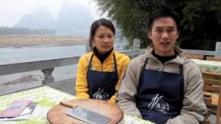 Learning Guilin Cuisine at Yangshuo Cooking School [upl. by Thornburg]