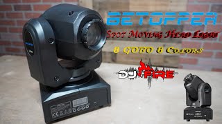 BETOPPER LS10 Gobo Moving Head Light Review [upl. by Kinzer]