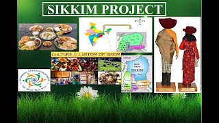 Sikkim Project in English  About Sikkim Food Economy Tour place  Integrated Project by CBSE [upl. by Yennep922]