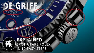 Griff Talks How To Spot A Fake Rolex In 10 Steps [upl. by Angelia]