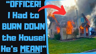 rEntitledPeople  Psycho Karen SETS A HOUSE ON FIRE When Disobeyed HUGE MISTAKE [upl. by Magner667]