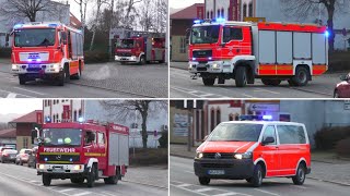 Sirenenalarm  ankommende FFler Einsatzfahrten Feuerwehr Wernigerode [upl. by Herod387]