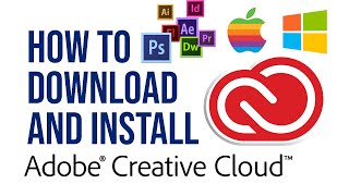 How to Install Adobe CREATIVE CLOUD APPS on Your Computer [upl. by Lubba]