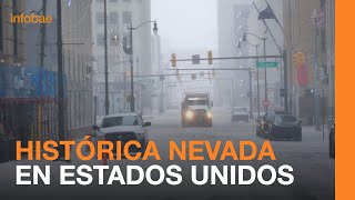 TORMENTA DE NIEVE EN NUEVA YORK [upl. by Kirad]