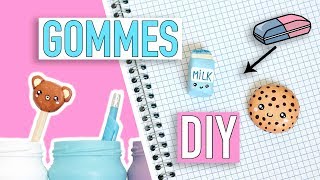 DIY Facile  FABRIQUE TES GOMMES KAWAII [upl. by Rani498]