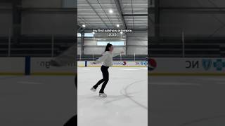 salchow progress⛸️✨❤️ wintersport iceskater figureskating figureskater iceskating olympics [upl. by Donata570]