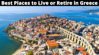 12 Best Places to Live or Retire in Greece Comfortably [upl. by Ahsiniuq]