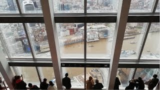 Visiting The View From The Shard In London [upl. by Rentsch]