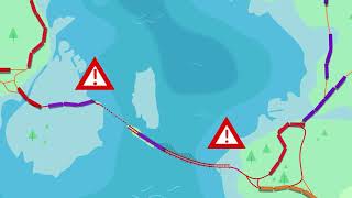 Europaspåret  tågtunnel mellan Landskrona och Köpenhamn [upl. by Eittik]