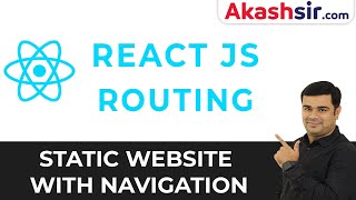 React Website Development  Routing amp Html Theme [upl. by Diad]