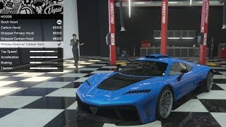 GTA 5  DLC Vehicle Customization  Benefactor Krieger AMG Project ONE and Review [upl. by Artinahs194]