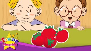 How many tomatoes banana Counting Fruits  Kids Rap with lyrics  English song [upl. by Nosimaj]