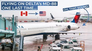 TRIPREPORT  Delta ECONOMY  McDonnell Douglas MD88  Toronto Pearson  Atlanta [upl. by Bevvy]