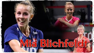 Biografi Mia Blichfeldt  Pemain Badminton Cantik asal Denmark [upl. by Arutak]