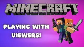 Playing Minecraft Bedrock Edition With Viewers Zombie Apocalypse minecraft [upl. by Goerke144]