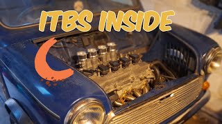 NISSAN POWERED CLASSIC MINI PART 2 INTAKE ITB INSTALL [upl. by Iline960]