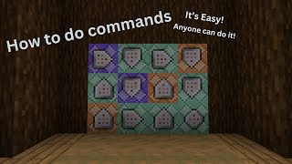 How to do commands in Minecraft [upl. by Rezzani]