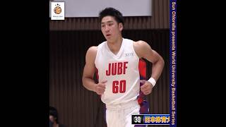 バスケ 東海大ルーキーがゲーム最多タイ18得点amp10REB🔥WUBS最終戦でダブルダブル‼️佐藤友 日本学生選抜・東海大1年PF189cm60東山WUBS2024 vs日本体育大学 [upl. by Amilb]