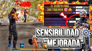 SENSIBILIDAD ⚙️ MEJORADA para pegar todos los TIROS A LA CABEZA EN FREE FIRE NUEVA ACTUALIZACIÓN2024 [upl. by Halla]