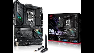 ASUS ROG STRIX B660F GAMING WIFI 🎯 Motherboard Unboxing and Overview [upl. by Emili540]