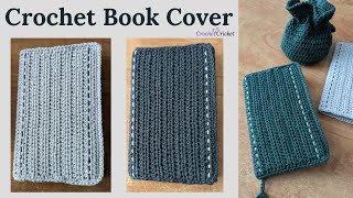 Crochet Book Cover [upl. by Hepsoj]