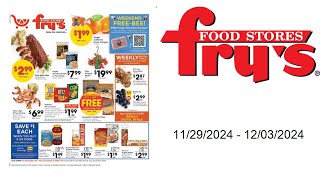 Frys Weekly Ad  11292024  12032024 [upl. by Ahsonek]