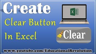 How to create Clear button in Excel  Macro Power [upl. by Lladnew557]