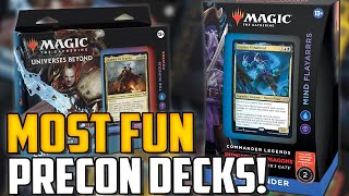 Top 10 Most FUN Precon Commander Decks  Magic The Gathering [upl. by Adnileb325]