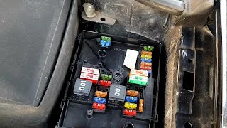 All Fuse Box Locations VW Golf MK6 [upl. by Trutko320]