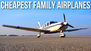 10 Most Affordable Family Airplanes [upl. by Kinnard]