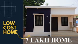 Graceful low budget single story home built for 7 Lakh  Video tour [upl. by Grassi]