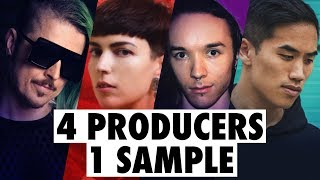 4 PRODUCERS FLIP THE SAME SAMPLE feat Au5 illGates Drum amp Lace [upl. by Werdnaed]