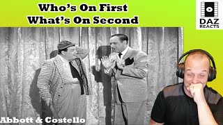 Daz Reacts To Whos on First  Abbott amp Costello [upl. by Acinnor]