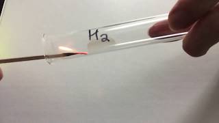 Flame Test  Hydrogen [upl. by Lauri188]