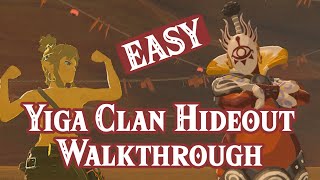 Easy Yiga Clan Hideout Walkthrough Guide – Legend of Zelda Breath of the Wild Tutorial [upl. by Rosenzweig]