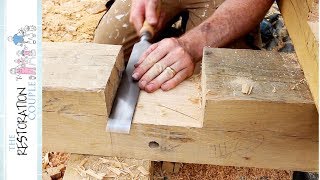 How to build an Oak Timber Frame workshop  lots of TIPS [upl. by Ynohtnaed]