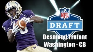 Desmond Trufant  2013 NFL Draft Profile [upl. by Godred]