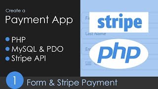 PHP MySQL amp Stripe API Payment App  Part 1 [upl. by Adnara]