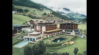 Der Nesslerhof von oben  Unser Hotel in Großarl aus der Vogelperspektive [upl. by Renat]