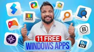 11 Free Windows 11 Apps You Must Try in 2024 [upl. by Aidile]